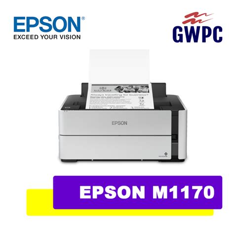 epson printers eco tank|Epson EcoTank Monochrome M1170 Ink Tank Printer .